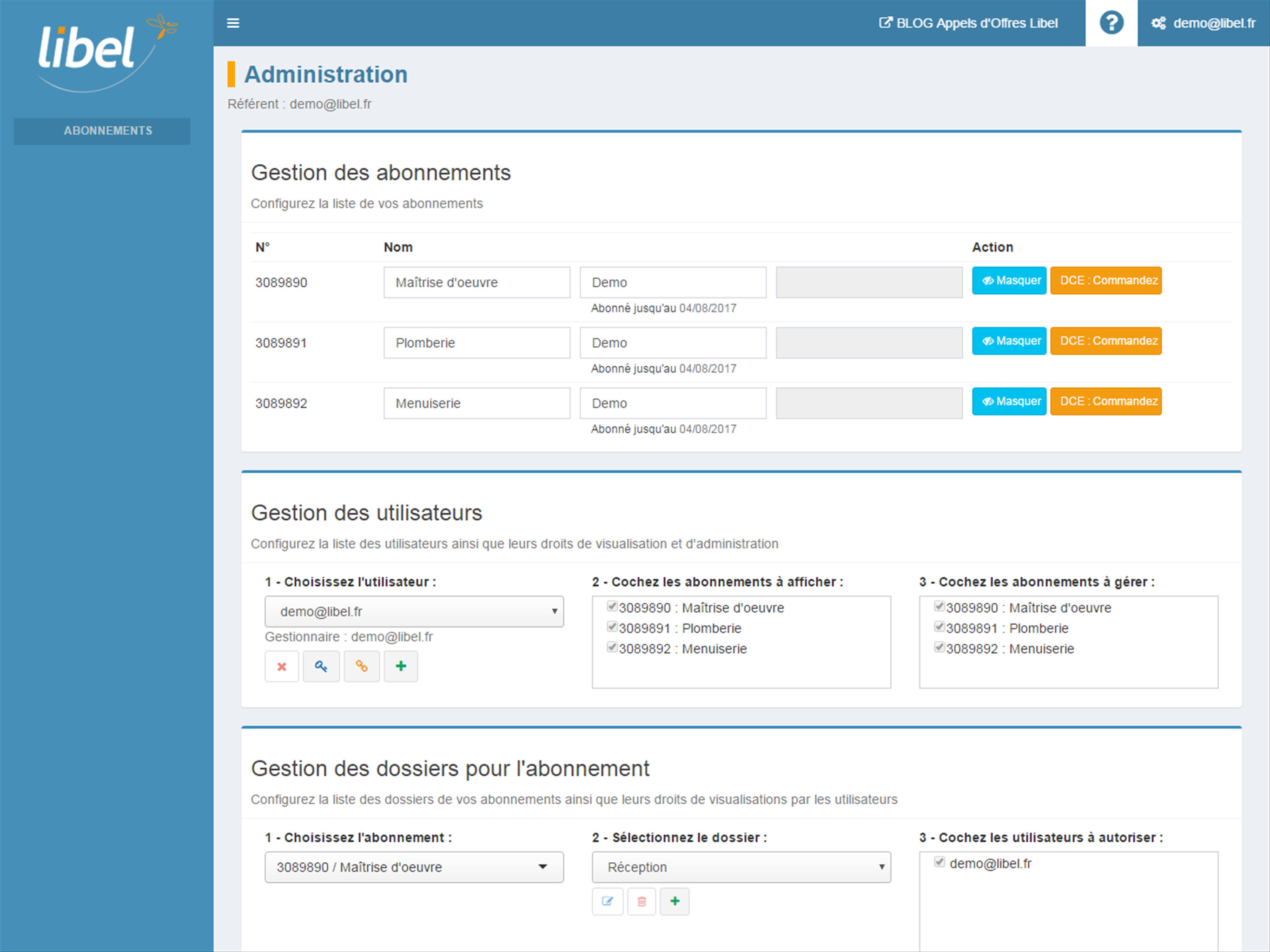 Libel Appels d'Offres screenshot 8