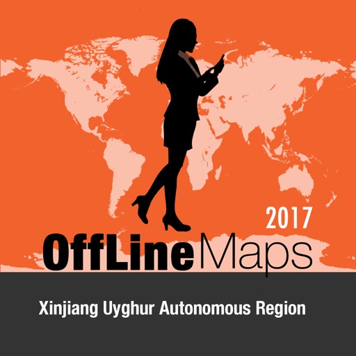 Xinjiang Uyghur Autonomous Region Offline Map and icon