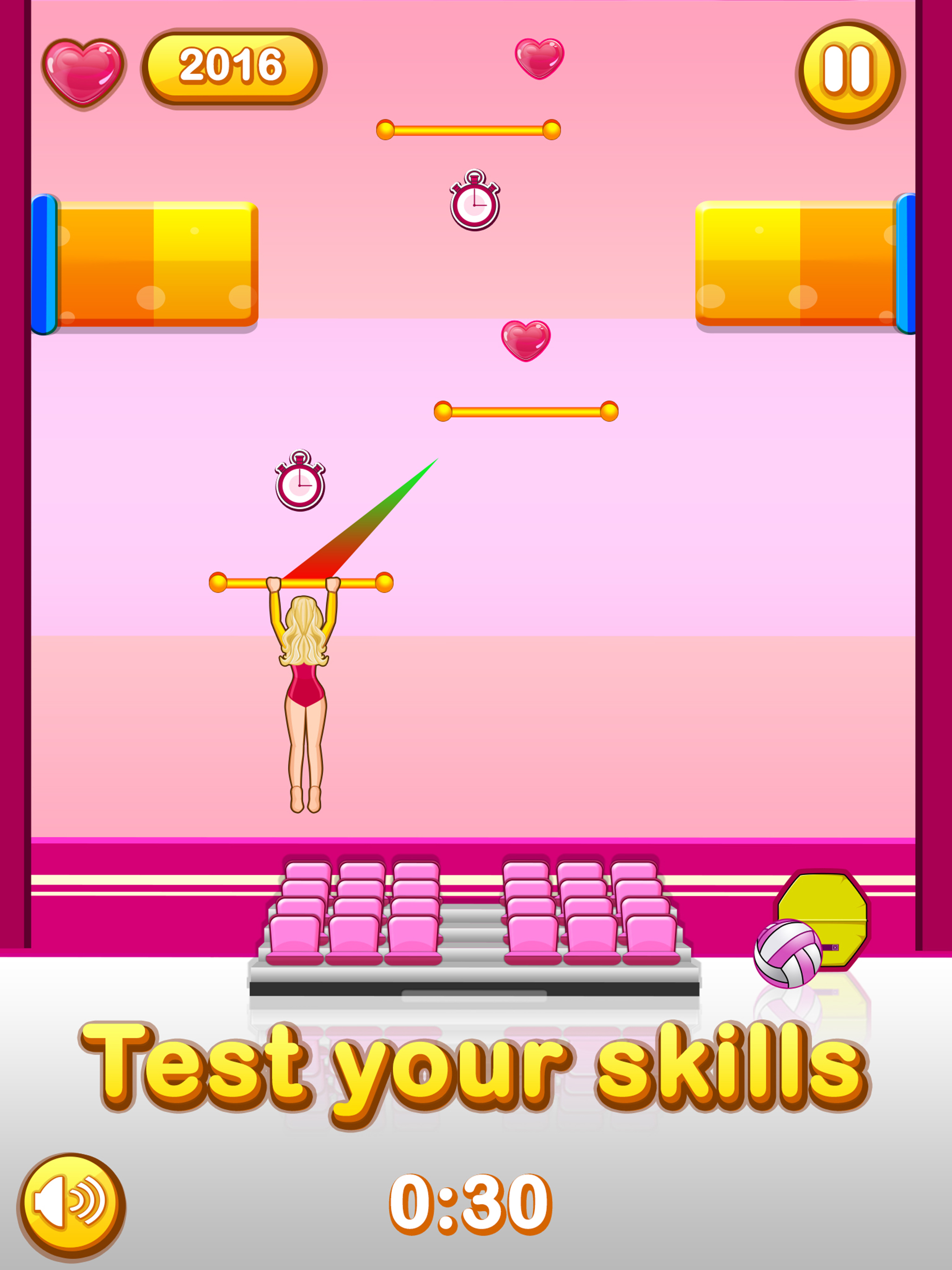 Amazing Princess Gymnastics Horizontal Bar