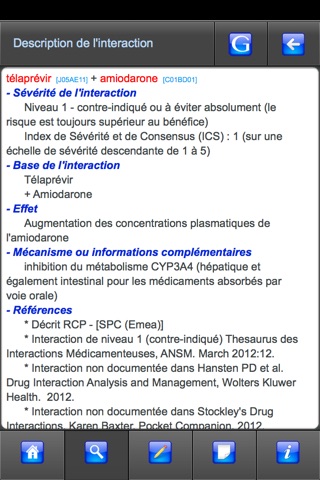 Drug Interactions EN-FR-SP screenshot 4