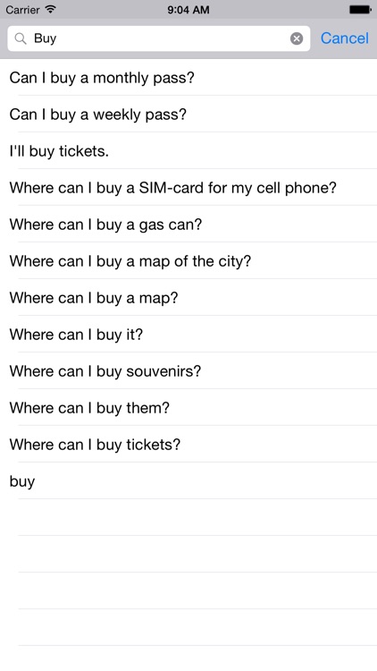 Phrasebook for travelers screenshot-3