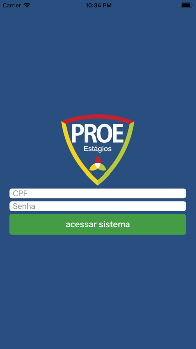 Screenshot #1 pour PROE Estágios