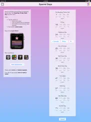 special days app ipad resimleri 2