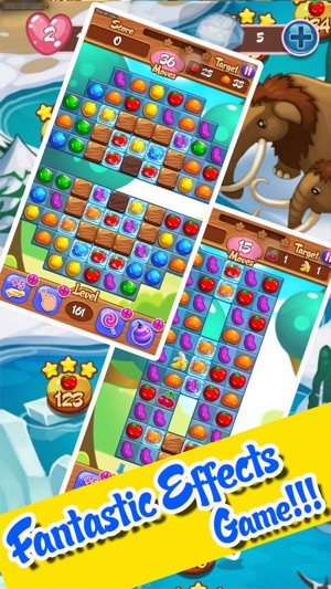 Sweet Jelly Garden : Match 3 Blitz Free Game(圖3)-速報App