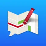 Mapsages · Interactive Map Messages App Contact