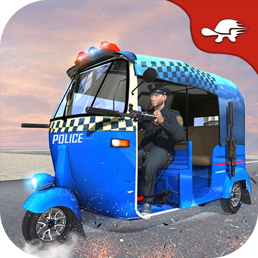 Police Tuk Tuk: Auto Rickshaw Driving Simulator Icon