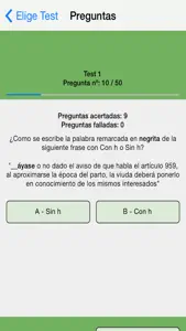 Ortografia Oposiciones screenshot #4 for iPhone