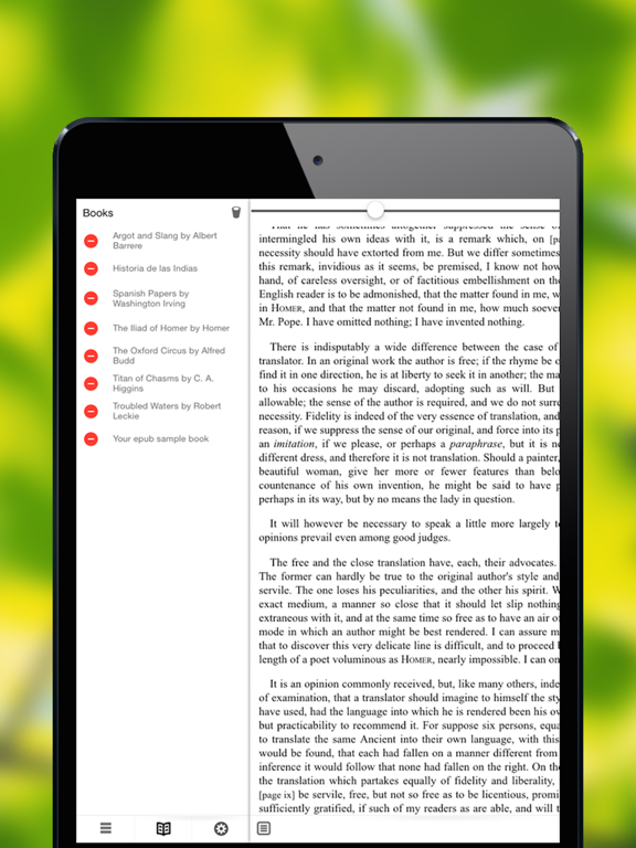 Screenshot #5 pour EPUBadjunct - smart ePub reader