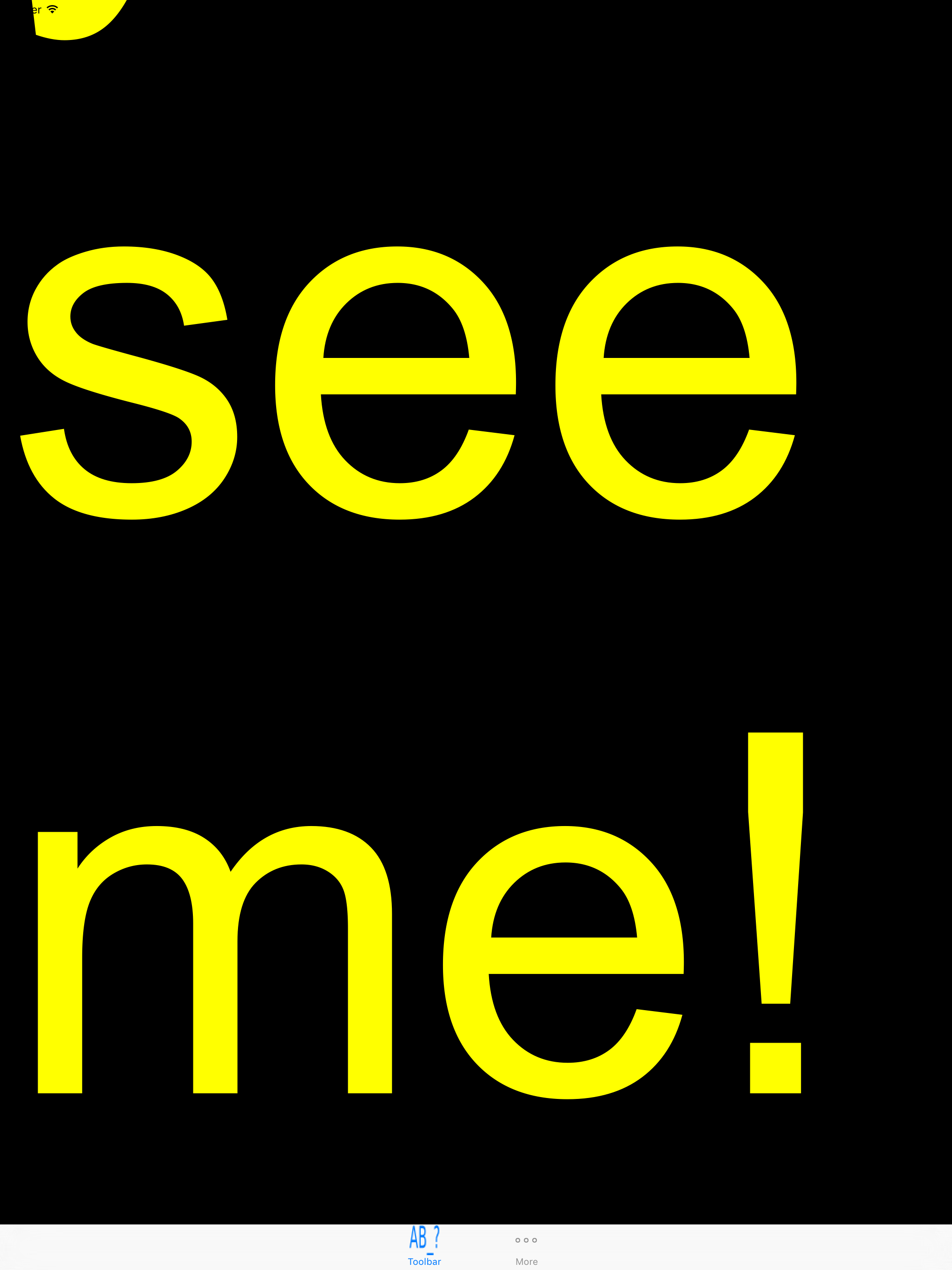 What Did You Say Banner & manual marquee scroller