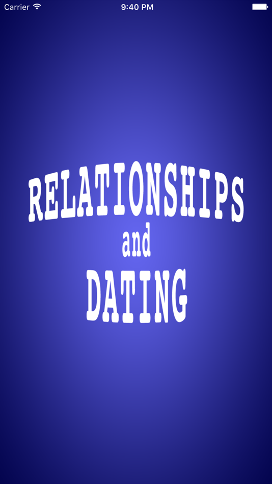 Relationships and Dating - An App for Men and Women! - 1.0.1 - (iOS)