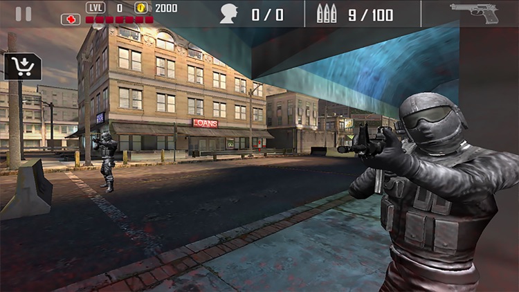 Urban Commando Shooting Blackout 3D