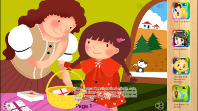 Screenshot #3 pour Little Red Riding Hood - Interactive Book iBigToy