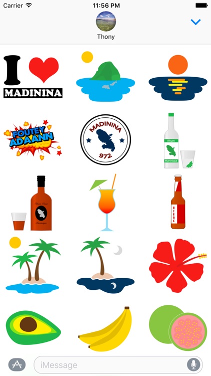 MadaMoji - Martinique Stickers
