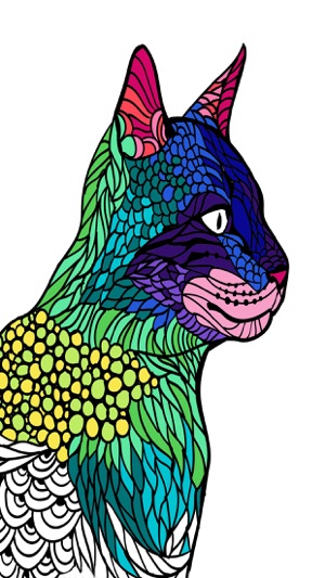 Cats mandalas coloring book for adults - Premium(圖3)-速報App