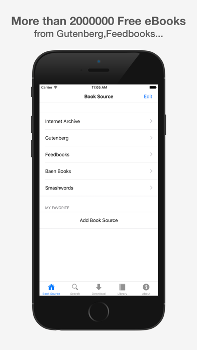 eBook Library Pro - search & get books for iPhone Screenshot
