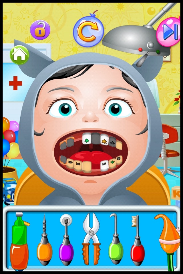 Baby Doctor Dentist Salon Games for Kids Free screenshot 3