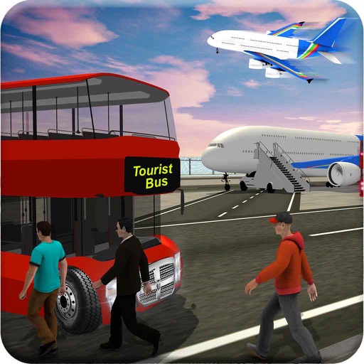 Tourist Airplane Flight Game icon