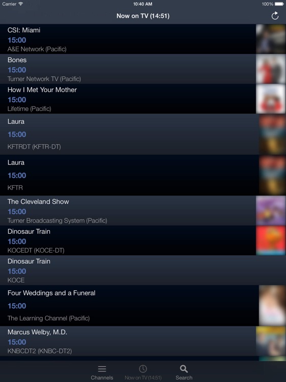 The TV USA California for iPad