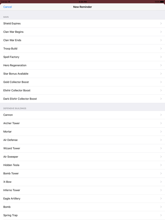 Screenshot #5 pour Clash Reminders