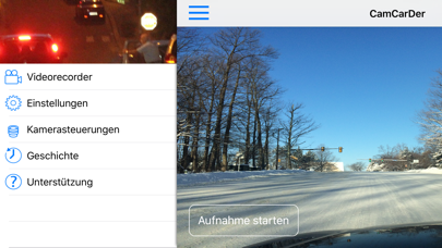 CamCarDer App-Screenshot