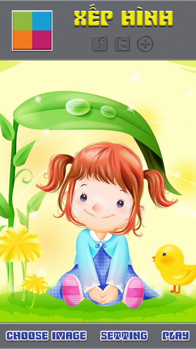 Screenshot #1 pour Xếp Hình Cho Bé - Slide Puzzle For Kids