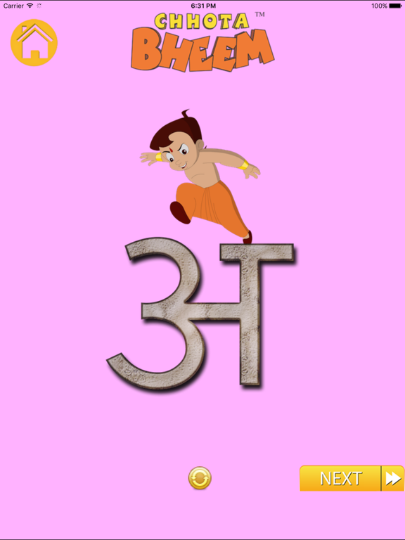 Screenshot #5 pour Learn and Write Hindi Alphabets with Bheem
