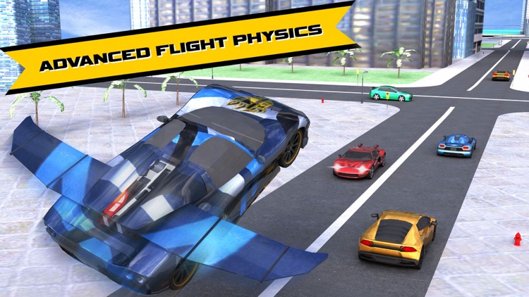 Car Racing Real Flying Game