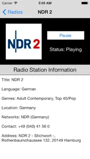 germany radio live (deutschland - deutsch / german radio) iphone screenshot 2