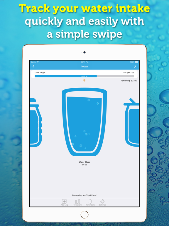 Screenshot #4 pour WaterPrompt - Water Intake Tracker & Reminders