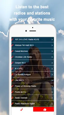 Game screenshot Christian Music Free Religious App Radio Stations apk
