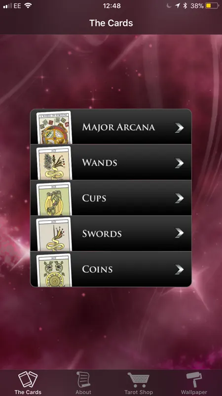 Tarot Card Meanings screenshot 1 of 5