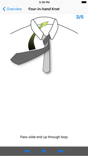 Captura de pantalla de VTie - Corbata Guía - Tie A Tie Guide With Style For Business, Interview, Wedding, Party en iPhone 2