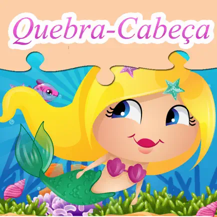 Quebra-Cabeça da Princesa Sereia no Jogos Educativos Grátis para Crianças e Jardim de Infância Читы