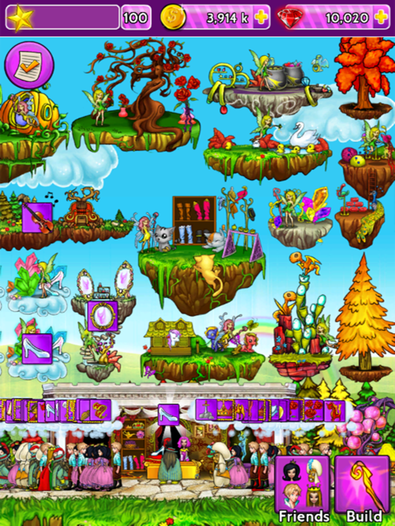 Screenshot #5 pour Fairy Princess Fantasy Island! Build your dream