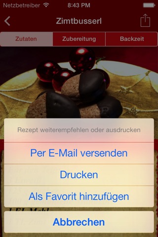 Weihnachtsspezialitäten & -plätzchen  aus den Alpen screenshot 4