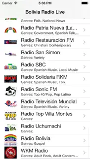 bolivia radio live player (la paz/quechua/aymara) iphone screenshot 3