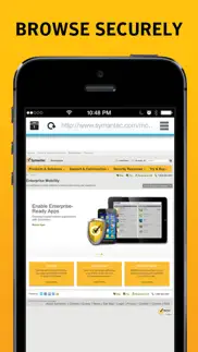 symantec work web iphone screenshot 1