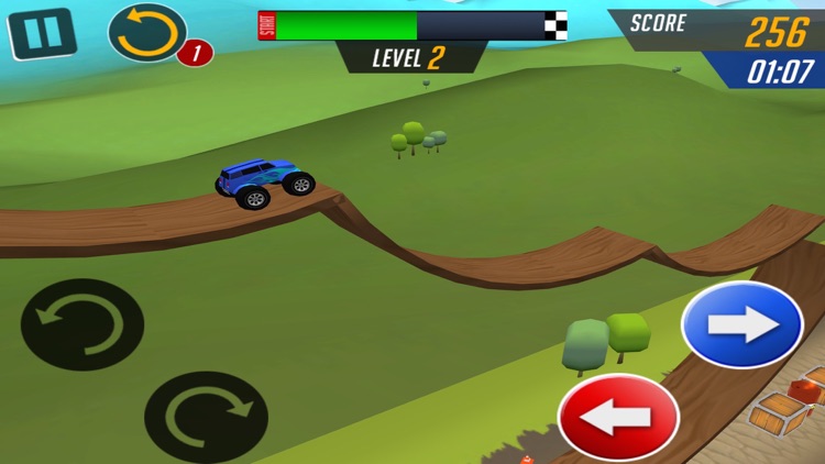 Monster Car Stunts Racing screenshot-4