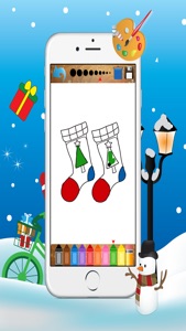 Christmas Coloring Book - Free Kids Colors Pages screenshot #5 for iPhone