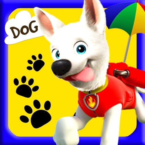 Dog Bouncing Circle - funny run jump around world for kids iOS App