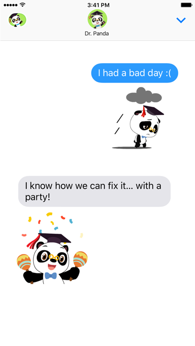 Screenshot #2 pour Dr. Panda Pack Stickers