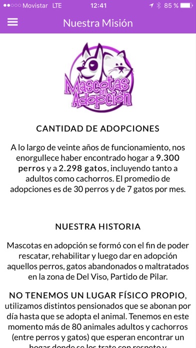 Screenshot #2 pour Mascotas en Adopción