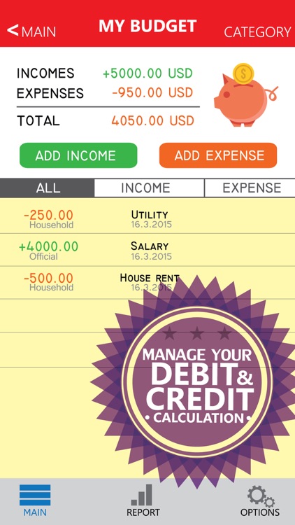 Money Management - Track your spending habits