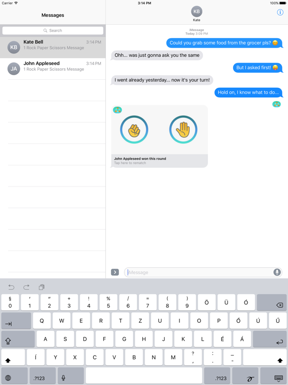 Screenshot #6 pour Rock-Paper-Scissors for iMessage