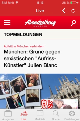 AZ München ePaper screenshot 4