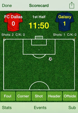 Score Soccer Liteのおすすめ画像1