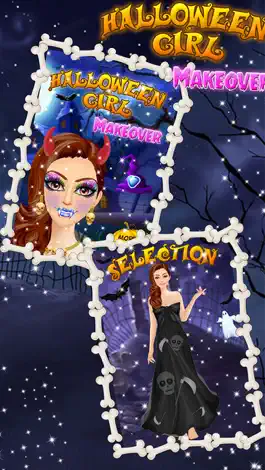 Game screenshot Хэллоуин макияж салон девочек игры apk