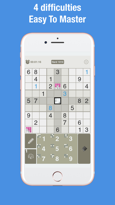 Screenshot #2 pour Sudoku Classic Fun:6400 Levels