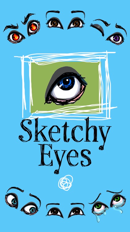 Sketchy Eyes add Expression to Texts Faces and Pix