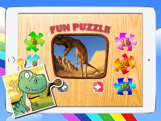 Screenshot #5 pour Dino Puzzle Jeux De Puzzle Gratuits - Dinosaures Puzzles Pour Les Tout-Petits Enfants Et Préscolaire Jeux D’Apprentissage
